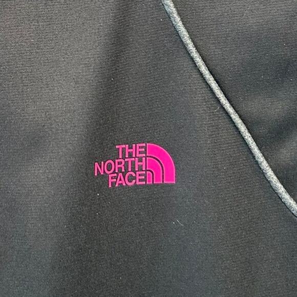 THE NORTH FACE Cinder 100 Lightweight Fleece Lined Jacket Black Gray Pink Sz S - Picture 4 of 11